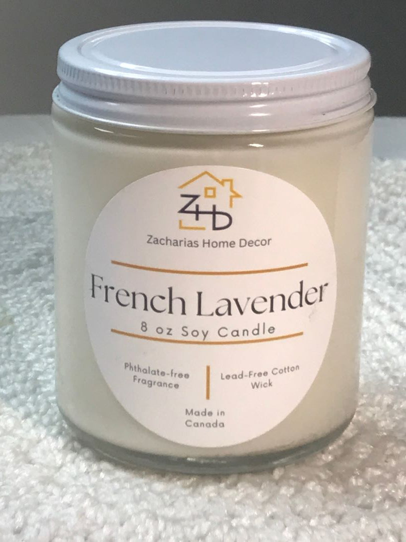 Zacharias Home Decor Soy Candles | 8oz