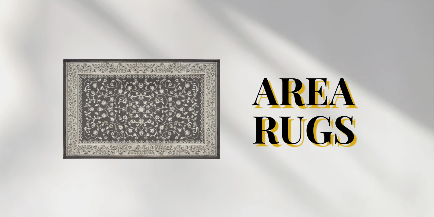 Area Rug Banner with image of an Artsilk Sarook Area Rug 4x6 in size