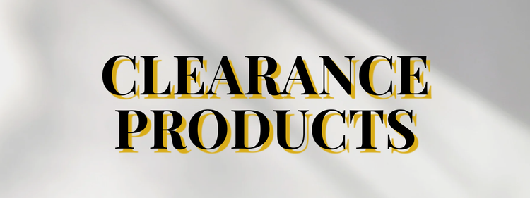 Clearance Products Banner
