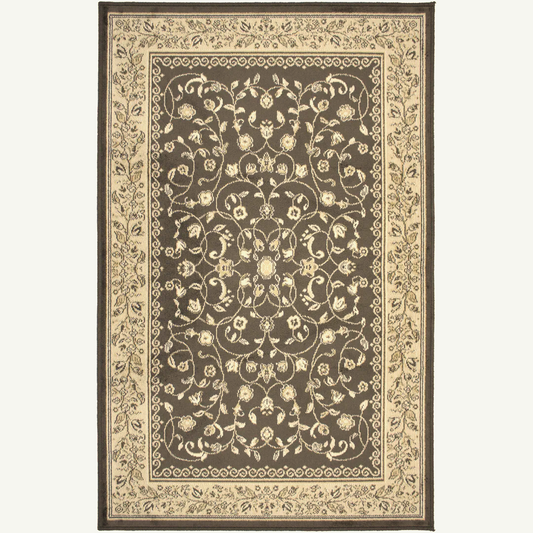 Artsilk Sarook Brown and Beige Area Rug