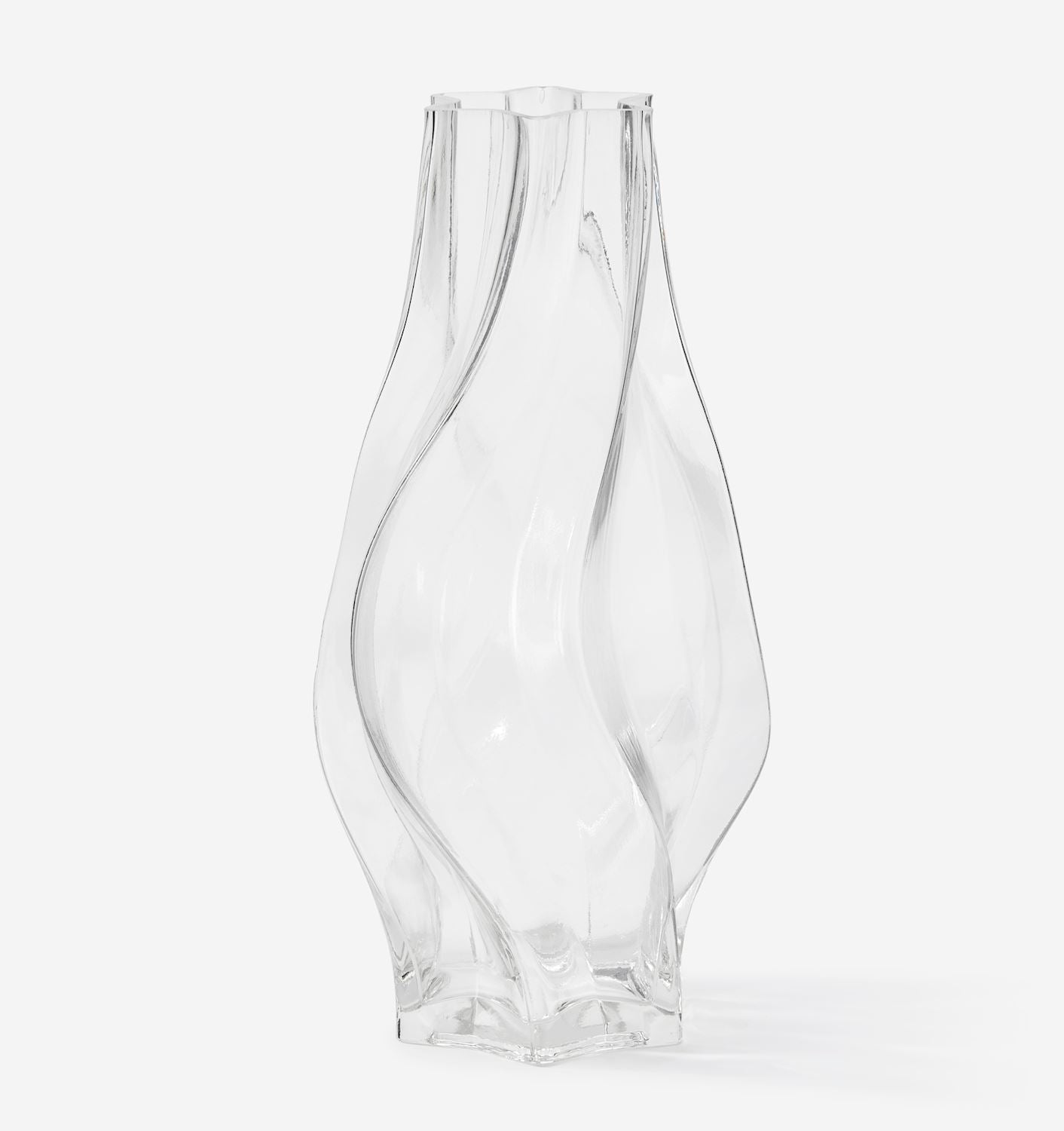 Curvy Glass Vase | Large
