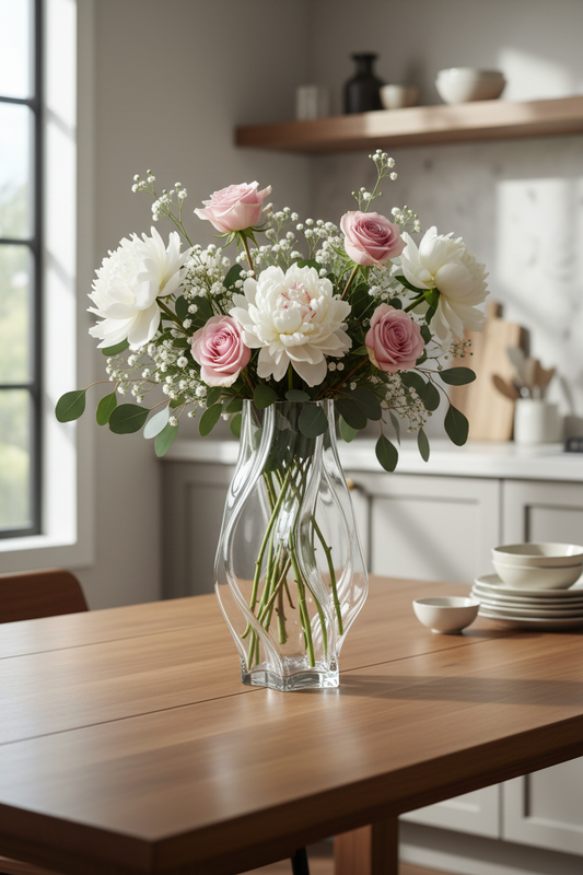 Curvy Glass Vase | Large