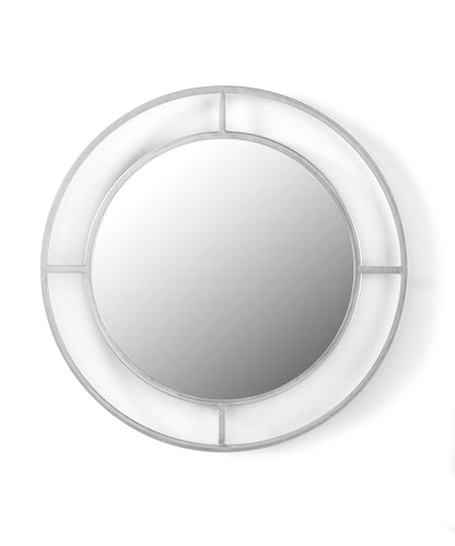 Round Wall Mirror Silver