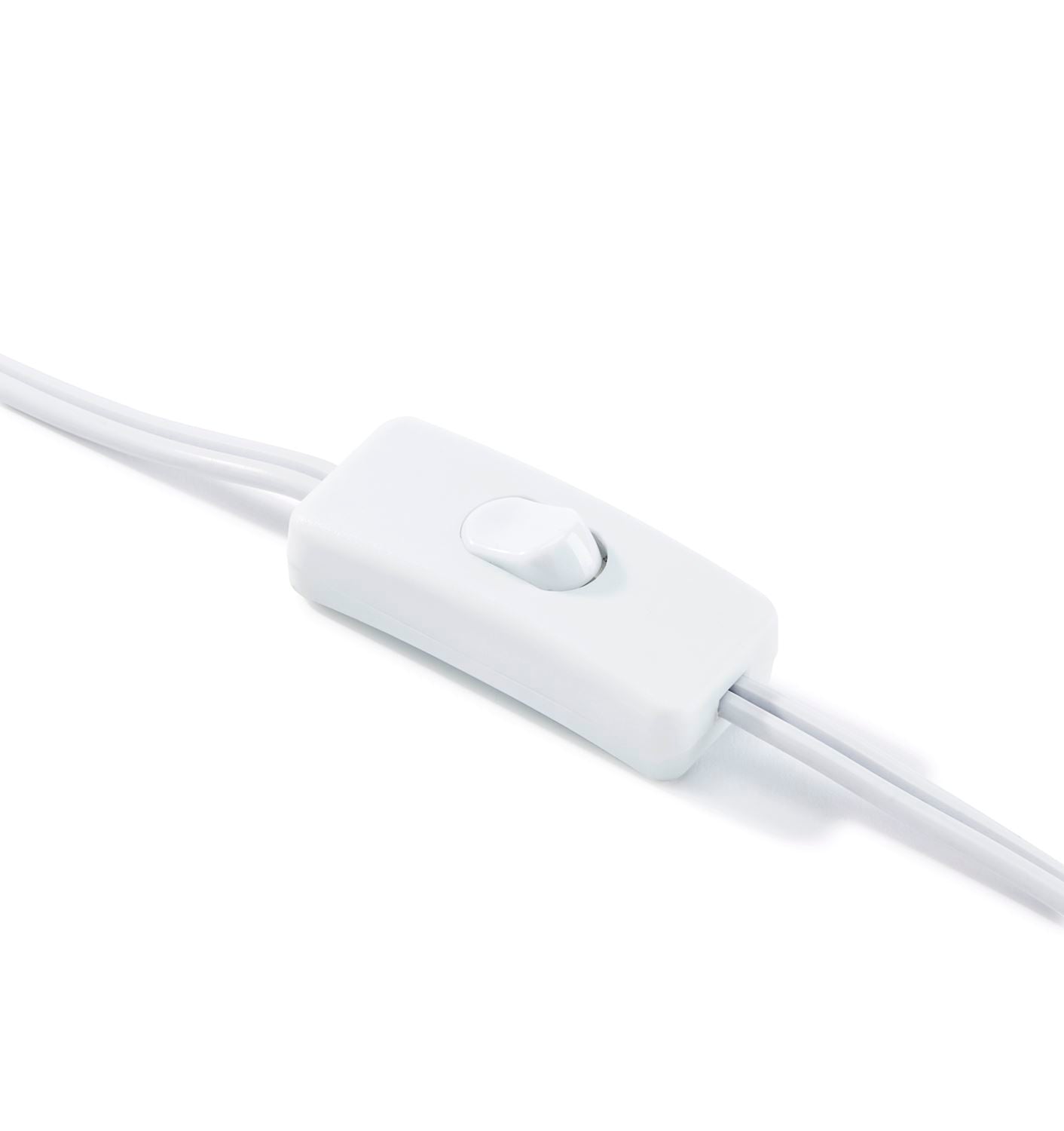 White Lamp Switch Cord