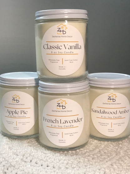 Soy Candles 8 ounce