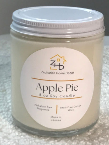 Apple Pie Soy Candle 8 ounce
