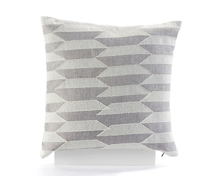 Accent Pillow -Grey Geometric Design
