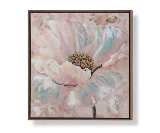 Framed Canvas print Pink Flower