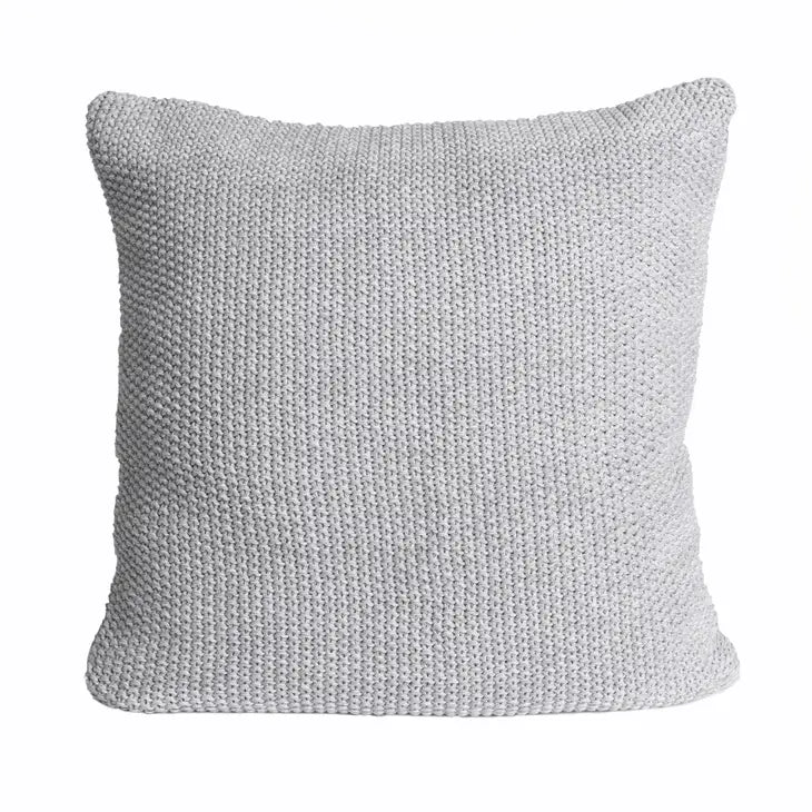 Knit Cushion Light Grey